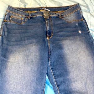 2 for $15 Time & Tru High Rise Jegging with skinny ripped leg